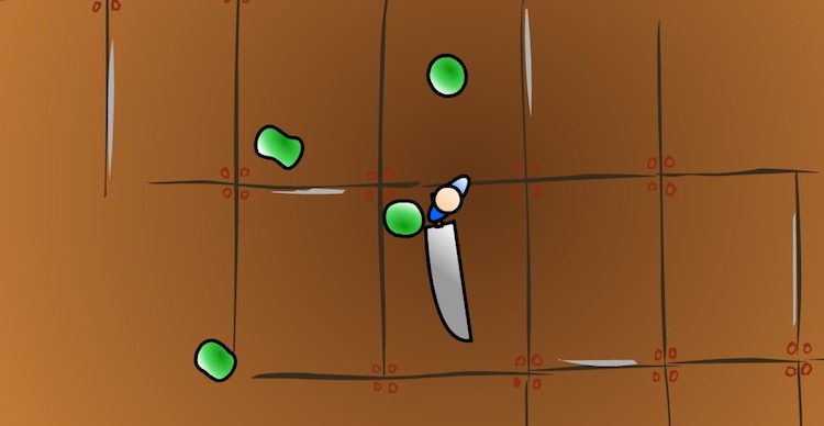Amorphous Plus Knife Game