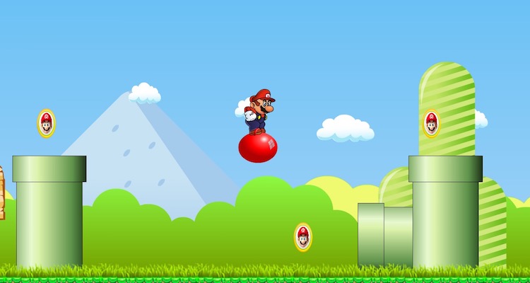 bouncing mario