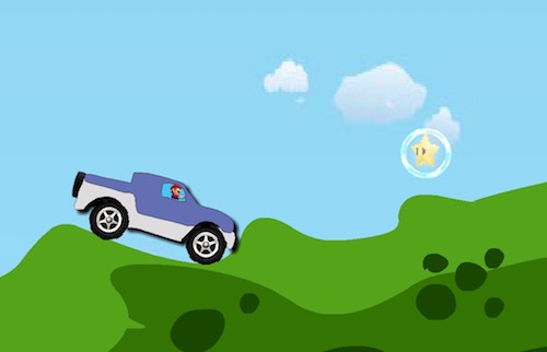 Mario Hummer Car Drive