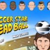 Soccer star head ball