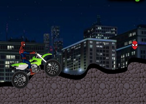 Spiderman Bike Challenge