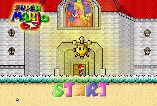 funny games super mario 63