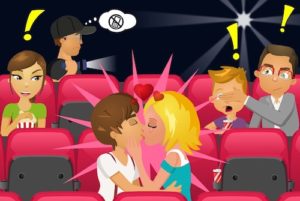 kissing in the Movies