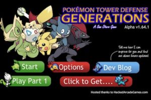 pokemon tower defense 2 generation
