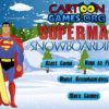 superman snowboarding