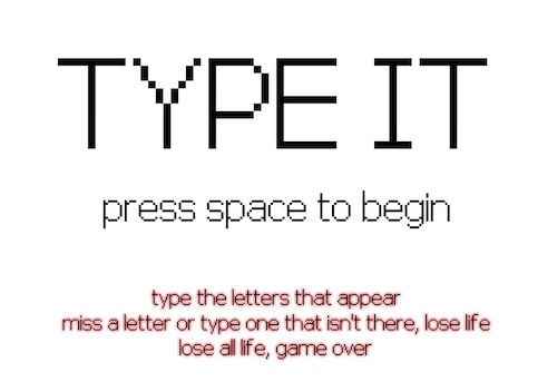 Type it 1