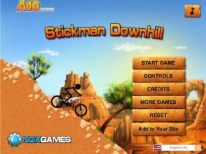 stickman downhill