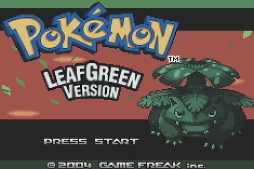 pokemon leaf green