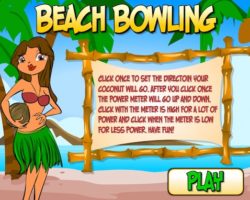 beach bowling