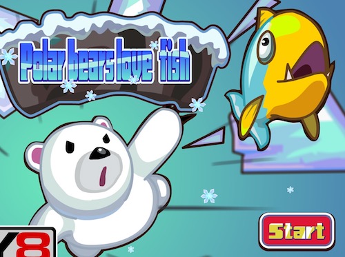 polar bears love fish