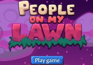 people on my lawn
