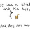 stickman and kitty