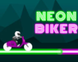 neon biker