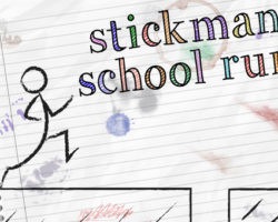 stickman school run