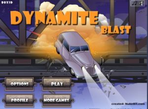 dynamite blast