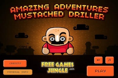 mustached driller