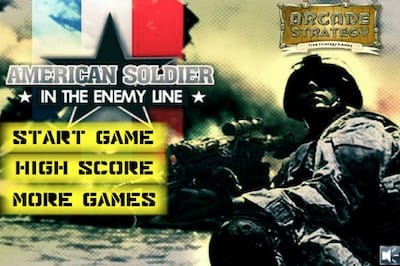 American Soldier In the Enemy Line