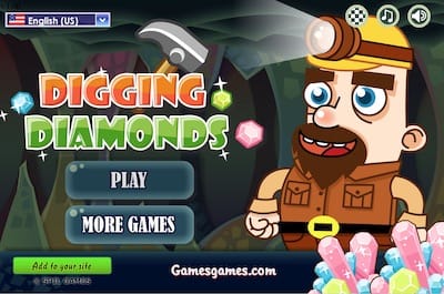 digging diamond
