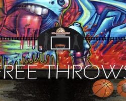 free thrown basketball