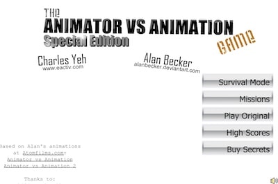 Animator vs. Animation: Special Edition Game - Unblocked Games