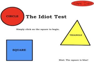 the idiot test