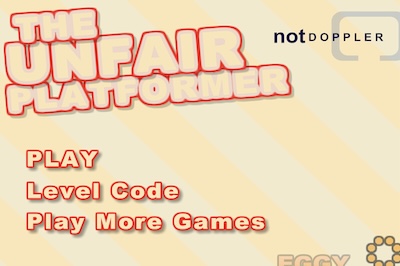 unfair platformer