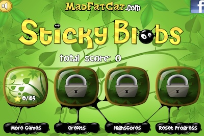 sticky blobs